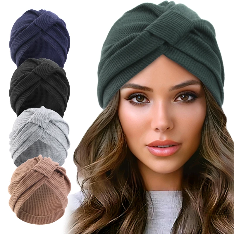 Ethnic Fashion India - Gorro de algodón con diseño de