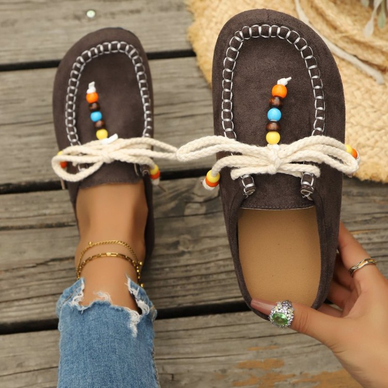 Mocasines sin cordones para mu - Ethnic Fashion Women reseña y precio