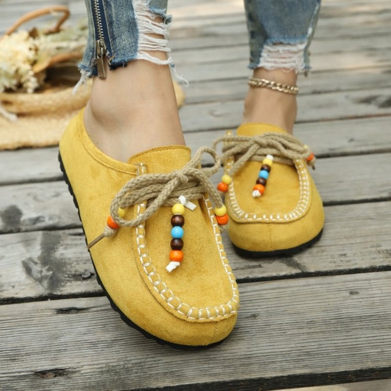 Mocasines sin cordones para mu - Ethnic Fashion Women reseña y precio