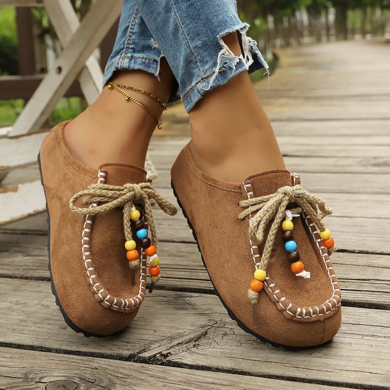 Mocasines sin cordones para mu - Ethnic Fashion Women reseña y precio