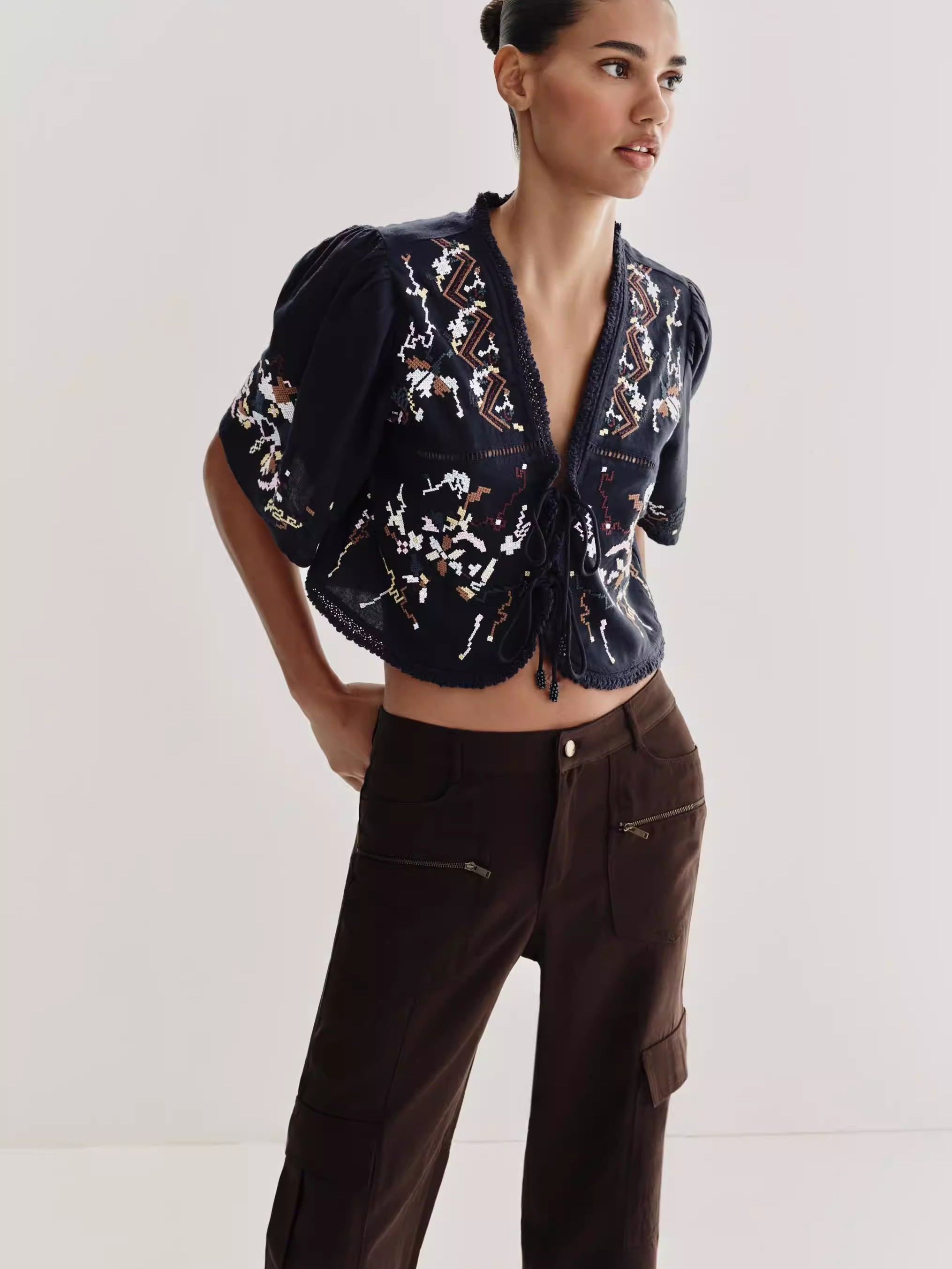 Nueva Blusa de Verano para Muj - Ethnic Fashion Design reseña y precio